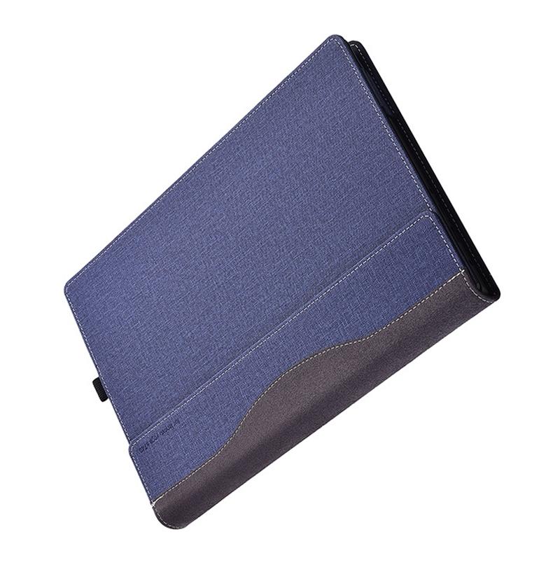 V562-C1050591060DBT-202508290720-00 Xiaoxin Pro 14 2021 Anti-Fall Leather Laptop Case - Deep Blue - Image 1