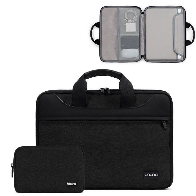 V562-C1086443060DBT-202508280726-00 Waterproof Oxford Cloth Laptop Bag - Full Open Portable - 11 / 12 Inches - Black + Power Bag - Image 1