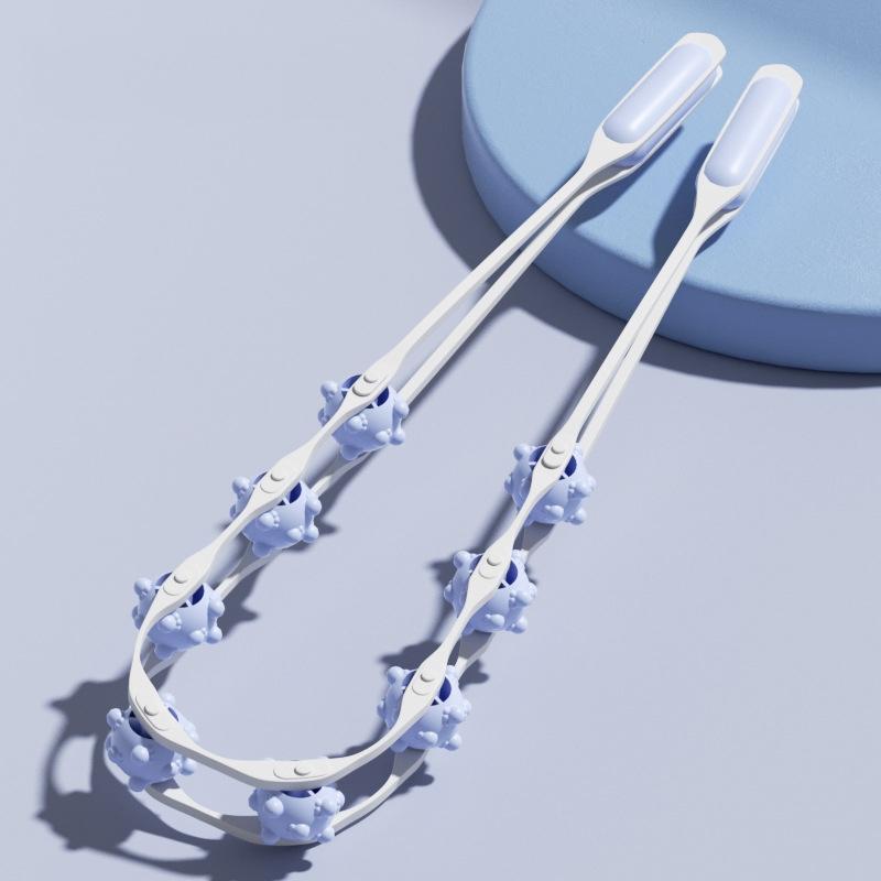 V562-C1099342060DBT-202508292252-00 Manual Shoulder & Back Massager - Sky Blue - Image 1