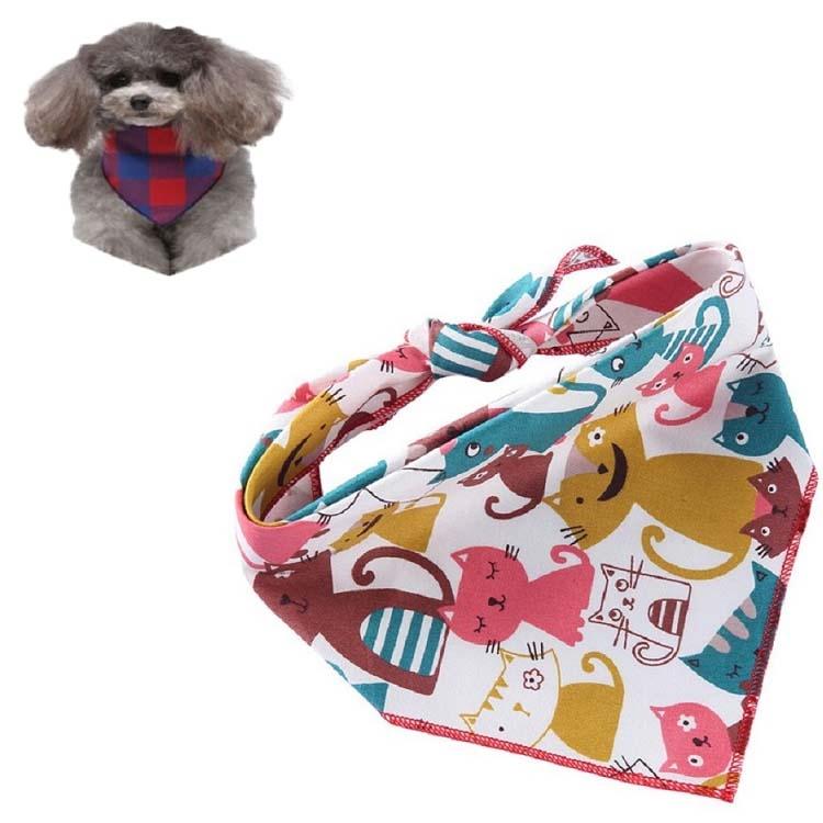 V562-C2049926240DBT-202508290230-00 Cotton Cartoon Print Pet Saliva Towel - Size L 73X50X50Cm - Sjj31 Colour Cat - Image 1