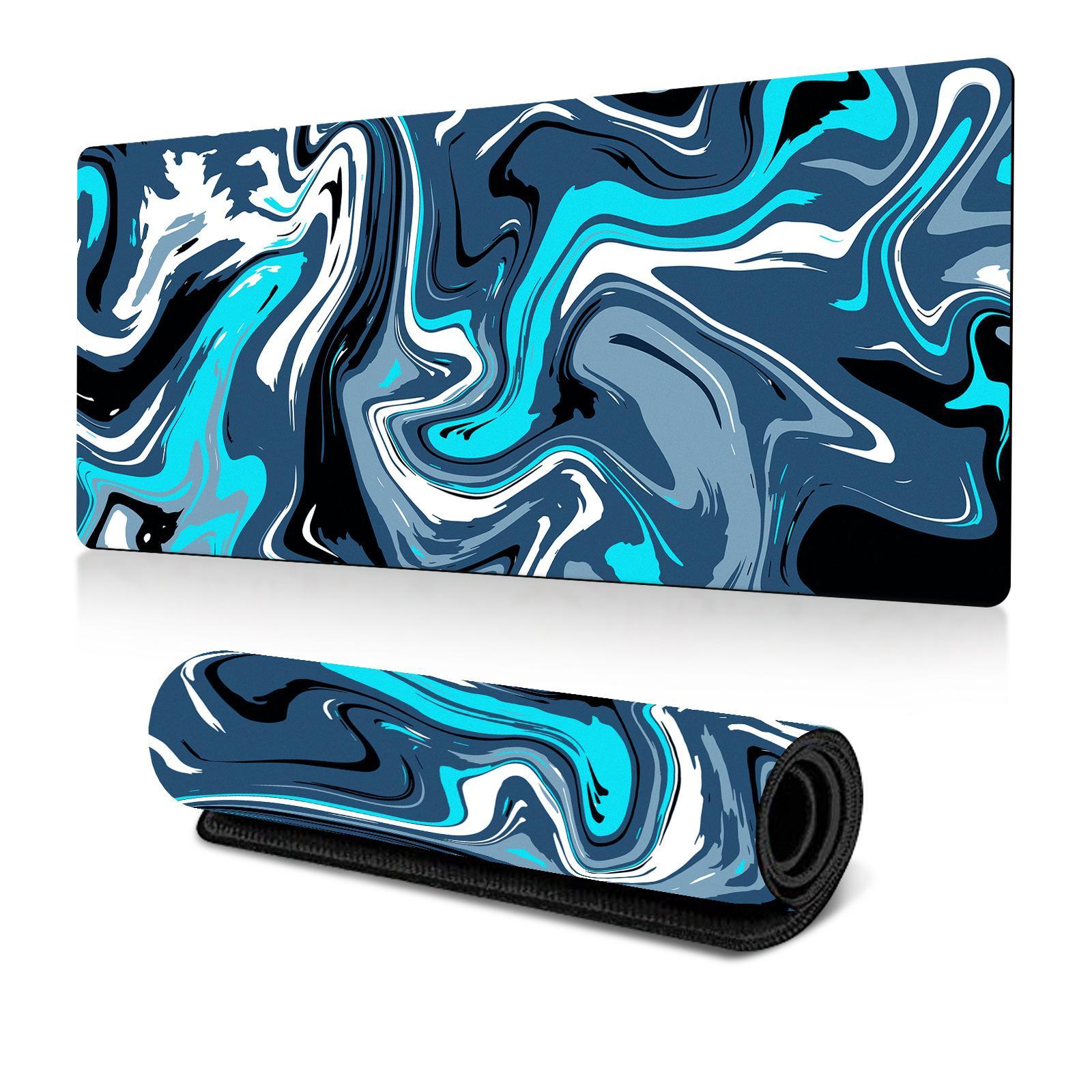 V562-C4085965060DBT-202508291320-00 Abstract Gaming Desk Mat 300 X 600 X 2Mm - Abstract Fluid 9 - 400X900X2Mm - Image 1