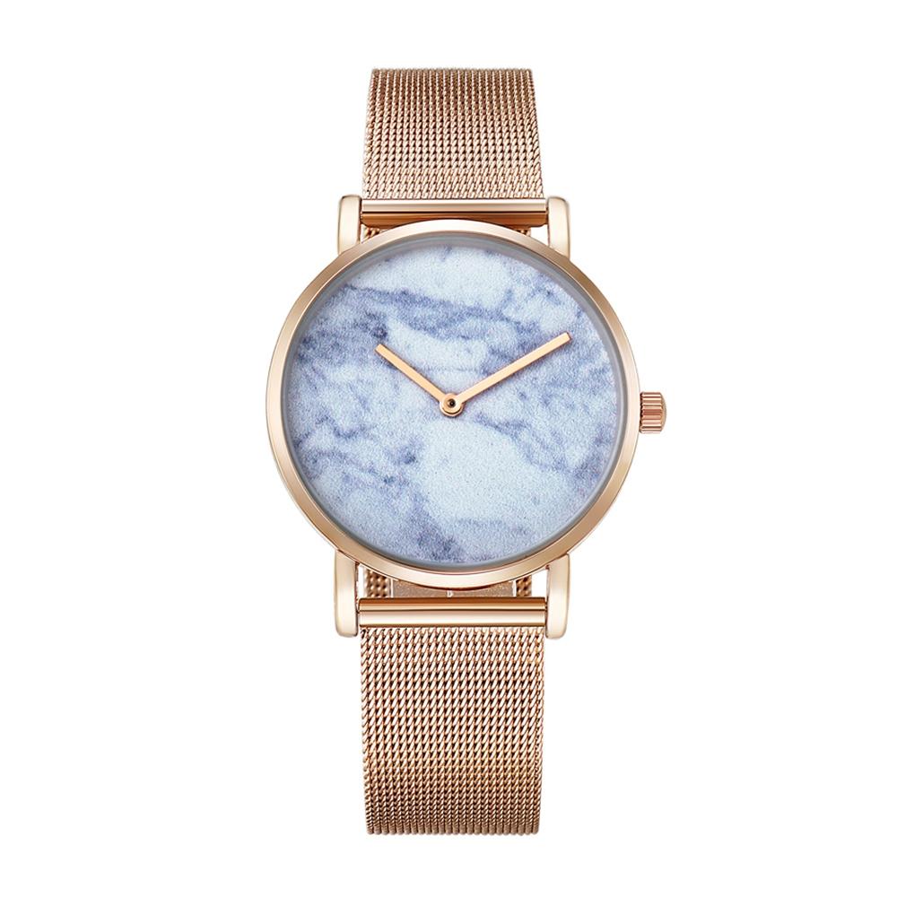 V562-C7270AW-202508281421-00 Stylish Women Quartz Watch with Gold Alloy Case and Stainless Steel Band - Round Dial - Wa0727C - Image 1