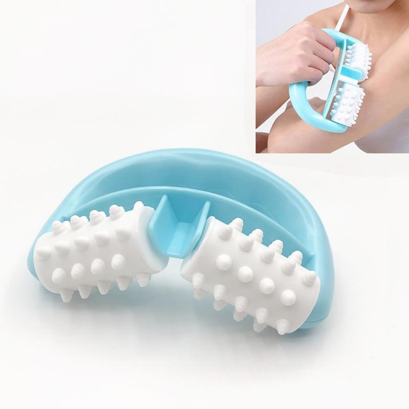 V562-D10026600ADE-202508292010-00 Portable Meridian Massager Compact Roller For Muscle Relief - Blue Dot - Image 1