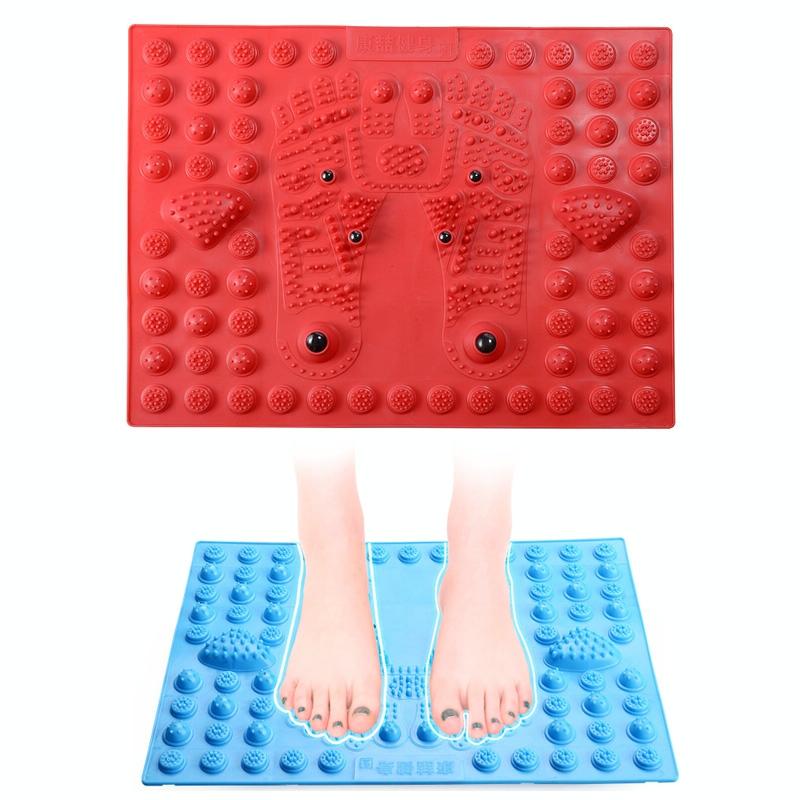 V562-D1003702060DBT-202508292231-00 Foot Magnetic Therapy Massage Pad Toe Pressing Board - Red - Image 1