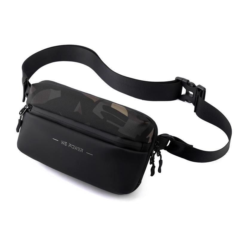 V562-D1012913060DBT-202508282320-00 Minimalist Men Chest Bag Outdoor Travel Waist Bag With Shoulder Strap - Camouflage - Image 1