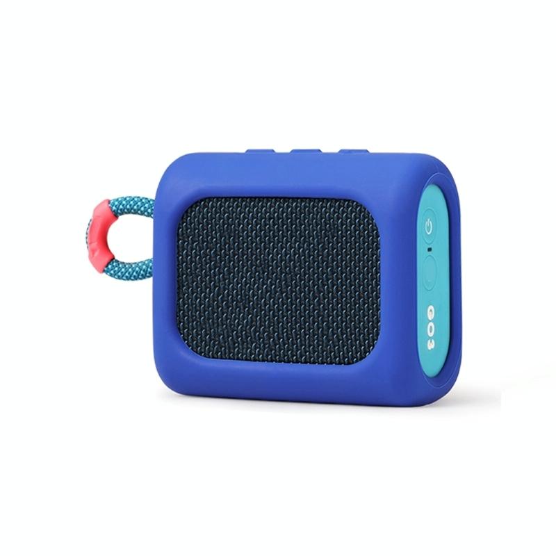 V562-D1053292060DBT-202508280716-00 Protective Silicone Case for Jbl Go3 Speaker - Dust-proof and Anti-fall - Blue - Image 1
