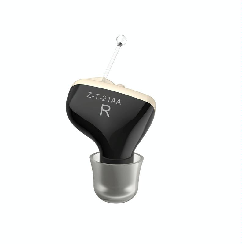 V562-D1063783060DBT-202508290235-00 In Ear Hearing Aid For Elderly & Hearing Impaired - Black Right Ear - Image 1