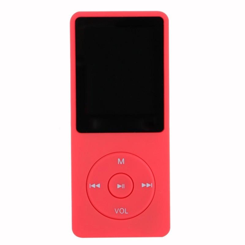 V562-D10752000DBT-202508291311-00 Portable Lcd Fm Radio Mp3 Mp4 Player 4Gb Memory Black - Red 4Gb - Image 1