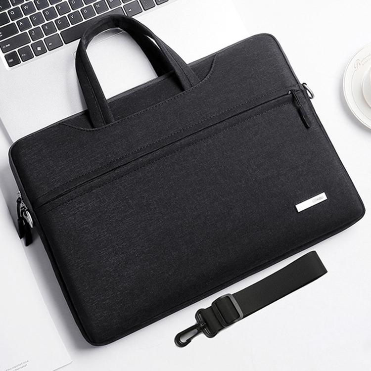 V562-D208722300ADE-202508281154-00 12 Inch Inner Bag with Shoulder Strap for Handbag or Laptop - Black - Image 1