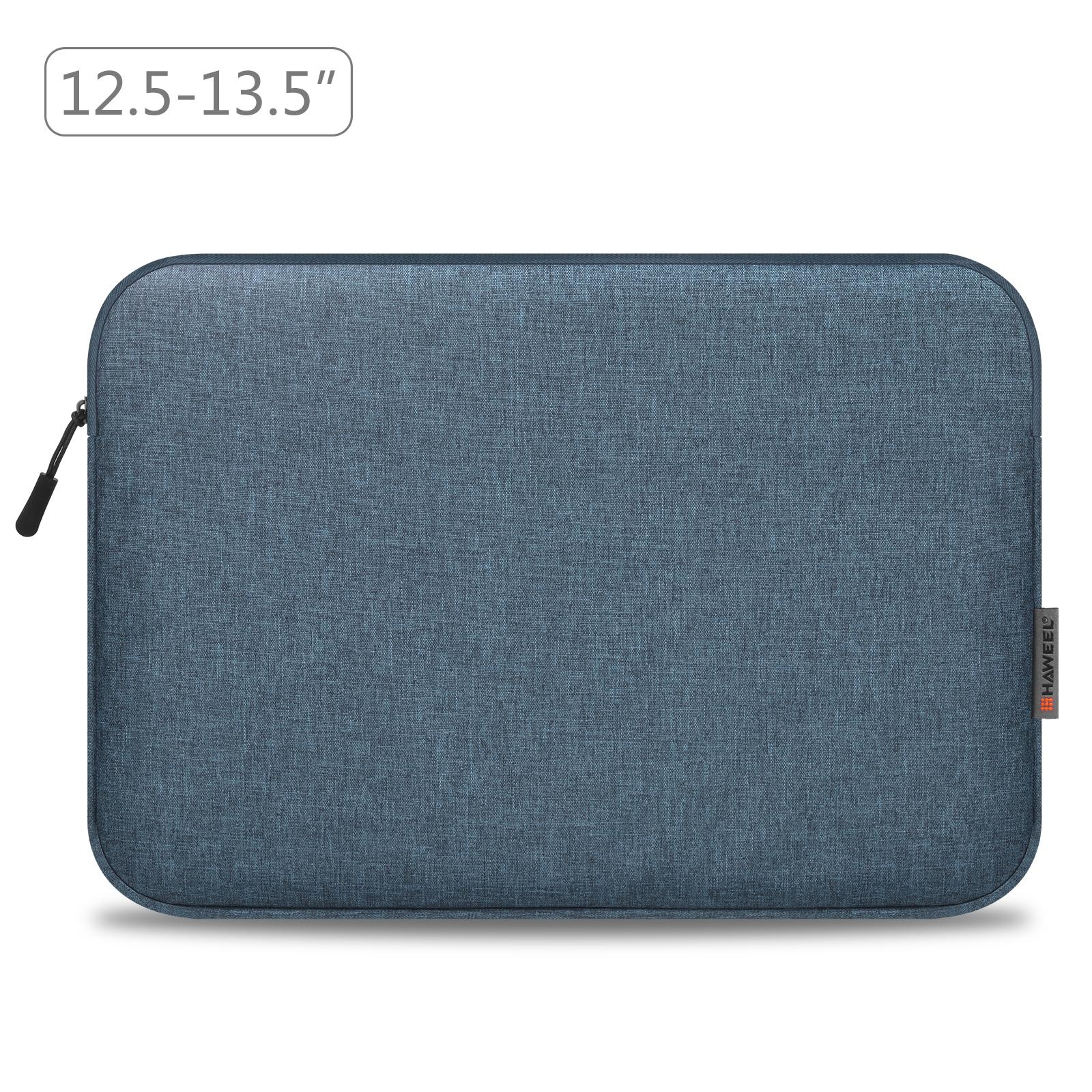 V562-D4107LWH-202508290836-00 13 Laptop Sleeve Briefcase for 12.5-13.5 Laptops - Zipper Closure - Dark Blue - Image 1