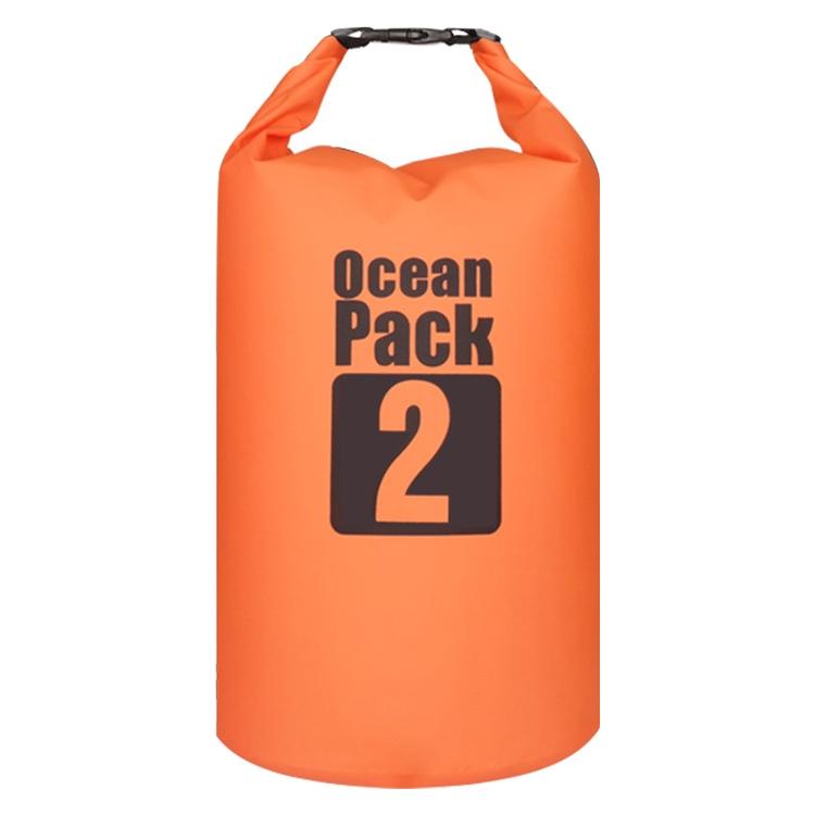 V562-E0885GO-202508282225-00 Waterproof Outdoor Dry Bag 2L Pvc Barrel Bag For Ultimate Protection - Orange - Image 1