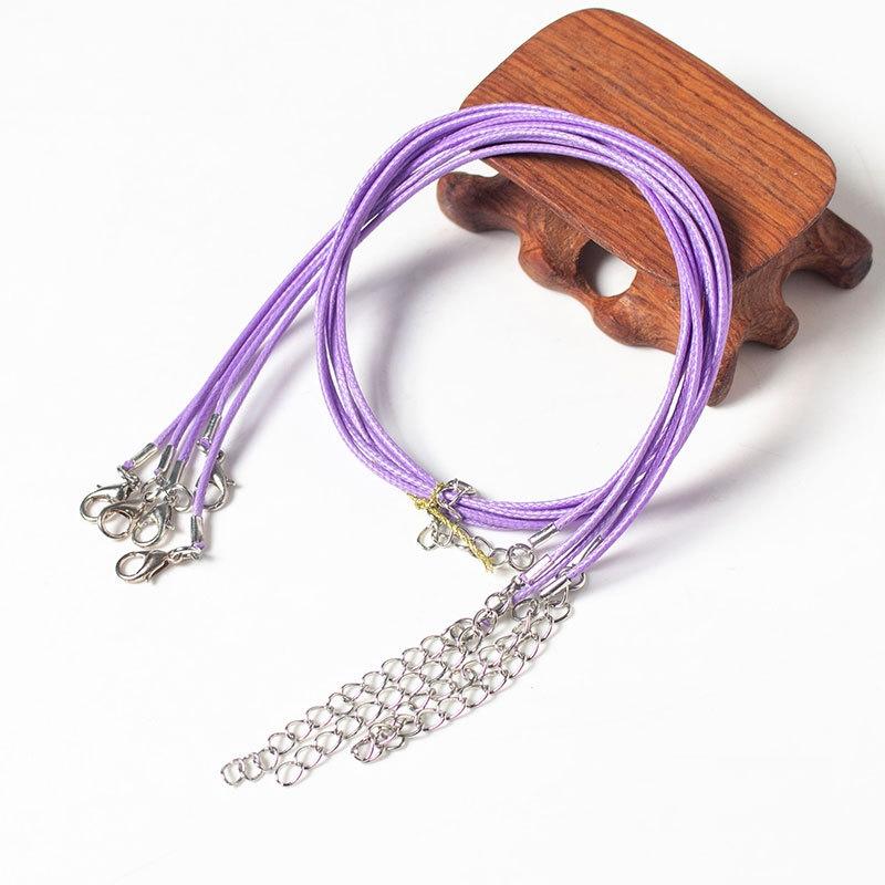 V562-E1044422750DBT-202508290721-00 100 Crystal Pendant Necklaces On Rope Elegant Jewelry Lanyards - Black - Image 1