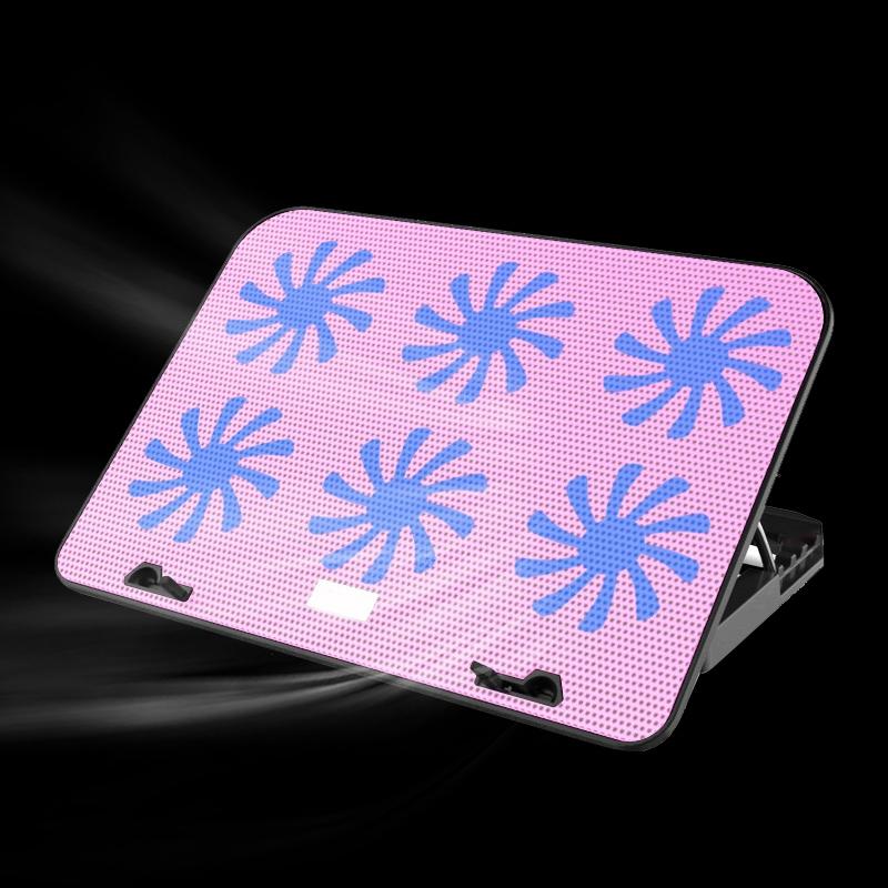 V562-E10543600ADE-202508290211-00 Silent Six-fan Cooling Holder for Notebook Computers - Charm Powder - Image 1