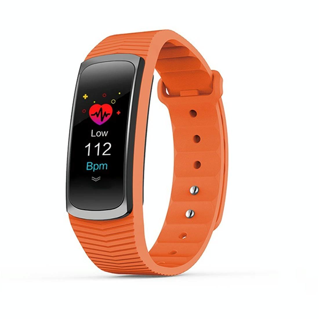 V562-E5010AC-202508290021-00 Waterproof Bluetooth Fitness Tracker - Ip67 - Orange - Image 1