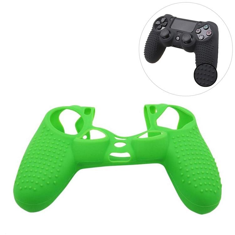 V562-G1251TN-202508280550-00 Silicone Protective Case for Sony Ps4 - Non-slip - Green - Image 1