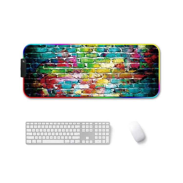 V562-G4118412750DBT-202508290940-00 Rgb Non Slip Mouse Pad With Thermal Transfer - Colourful Brick - Image 1