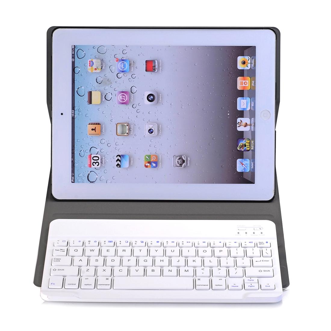 V562-GR4155D4PI-202508290646-00 Universal Ultra-Thin Tablet Case With Bluetooth Keyboard For Ipad 4 / 3 / 2 - Horizontal Flip - Rose Gold - Image 1