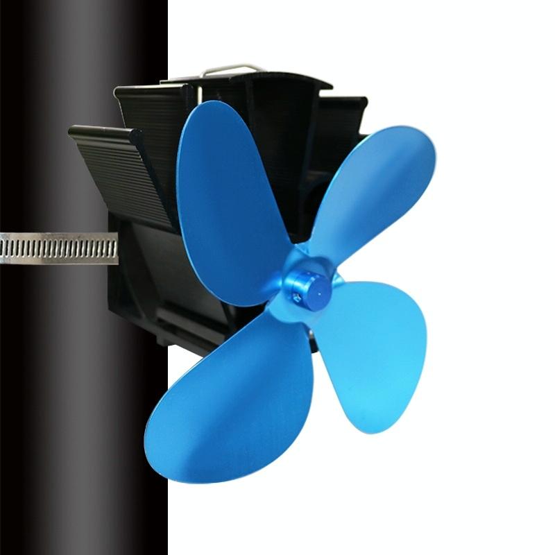 V562-H1069222060DBT-202508281835-00 Thermodynamic Wall Mounted Fireplace Fan - no Magnets - Blue - Image 1