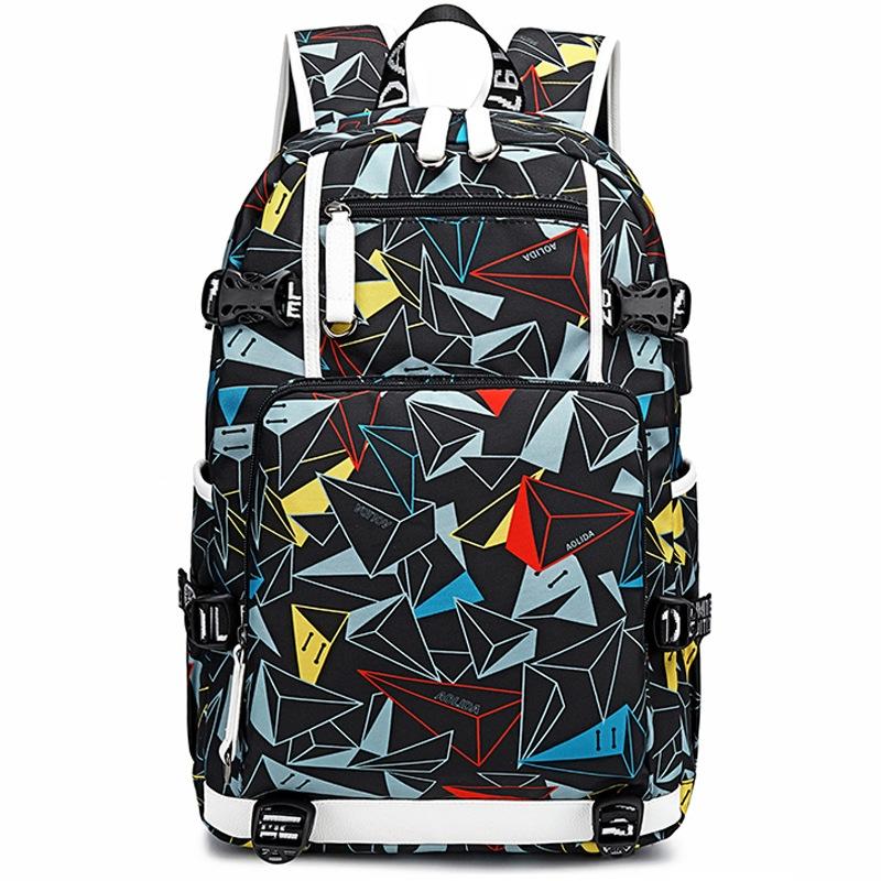 V562-H1075805850DBT-202508281646-00 Student Thermal Backpack - Lightweight & Durable - Triangle Yellow - Image 1