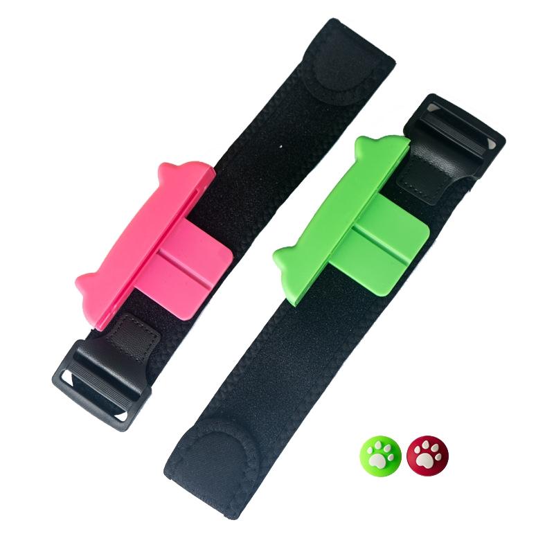 V562-I1026752060DBT-202508290145-00 Joy Con Wrist Bracelet for Switch - Dancing Game Handle - Red Green 29Cm - Image 1