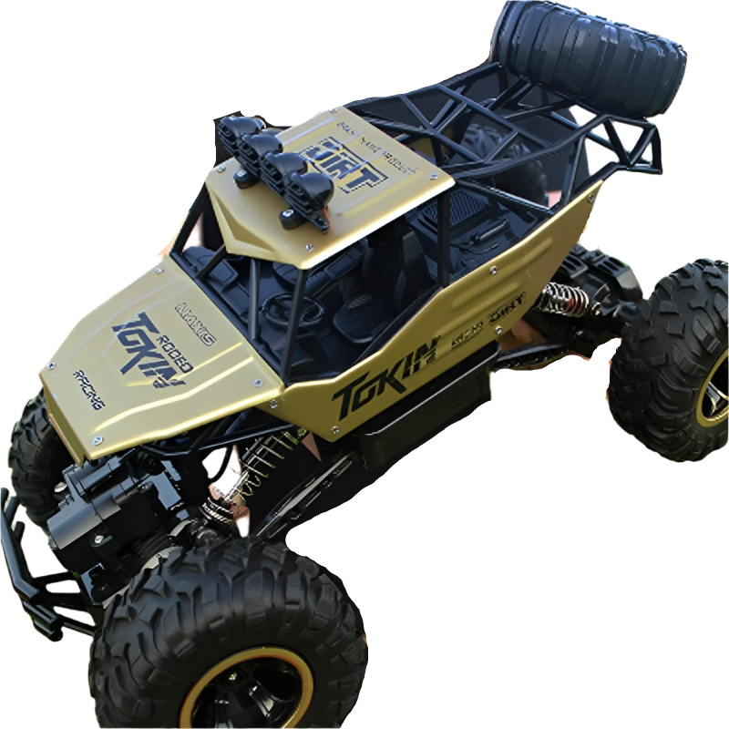 V562-J0152THC-202508281426-00 Off-road Climbing Car with 2.4ghz Remote Control and Double Motors - Gold - Image 1