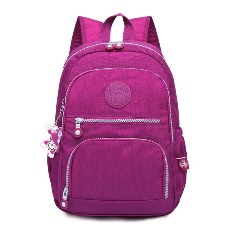 V562-K101903940DBT-202508281510-00 Versatile Teen Backpack for School & Travel - 27x13x37cm - Purple Red - Image 1