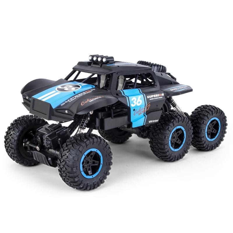 V562-L1199THC-202508281615-00 6-drive 2.4g Rc Off-road Car - Remote Control Vehicle - Blue - Image 1