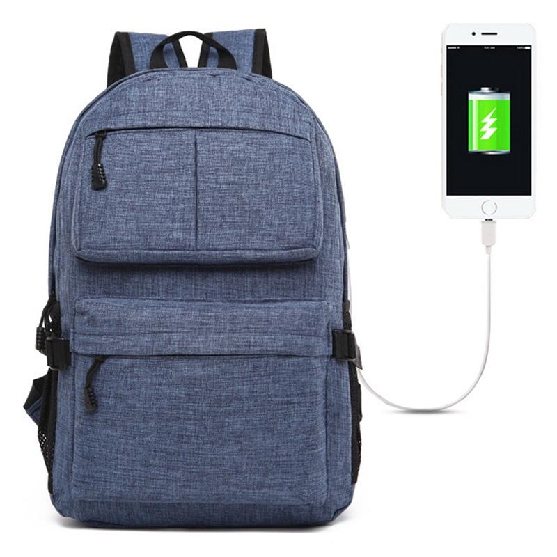 V562-L7117CH-202508281152-00 Multi-function Laptop Backpack with Usb Port - Fits 15.6 Macbook Samsung Sony Dell Alienware Chuwi Asus Hp - 46x32x12cm - Blue - Image 1