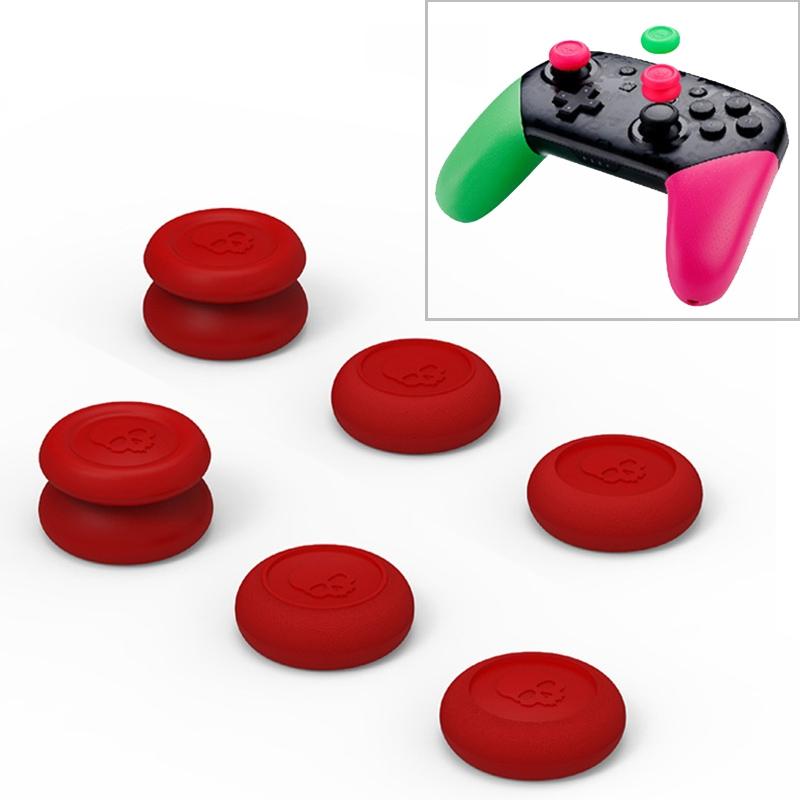 V562-R1825TN-202508271041-00 Nintendo Switch Red Thumb Grips - Improved Control - Image 1