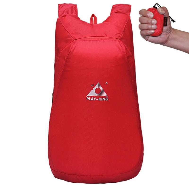 V562-R2051GO-202508282246-00 Ultralight Foldable Anti Splash Bag For Outdoor Climbing 20L Capacity Max Load 15Kg - Red - Image 1