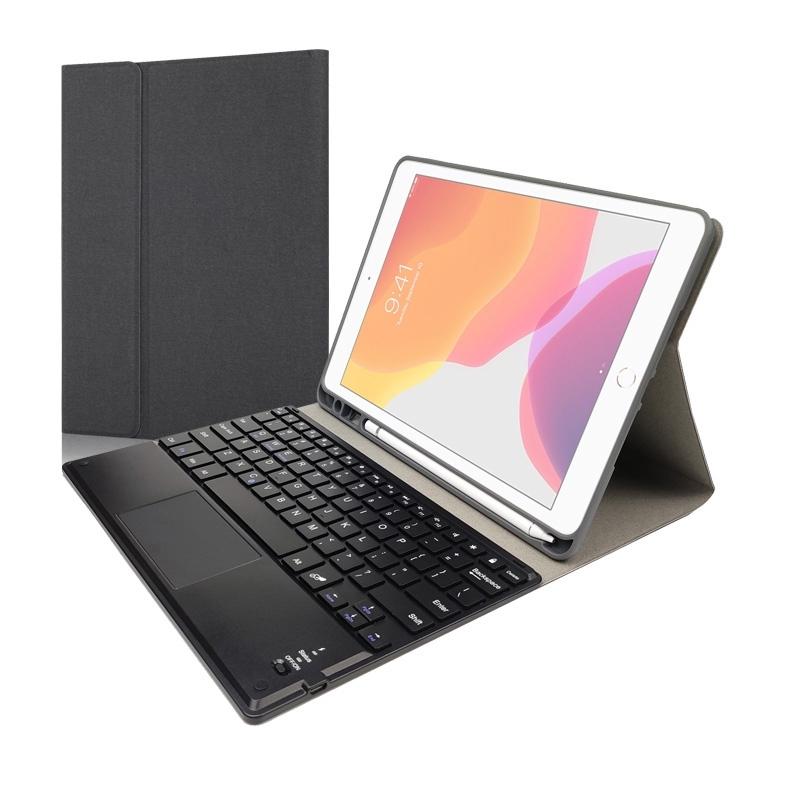 V562-S1631CMW-202508290710-00 9.7 Ipad Keyboard Case With Touchpad Pen Slot & Bracket - Magnetic Detachable - Silver - Image 1