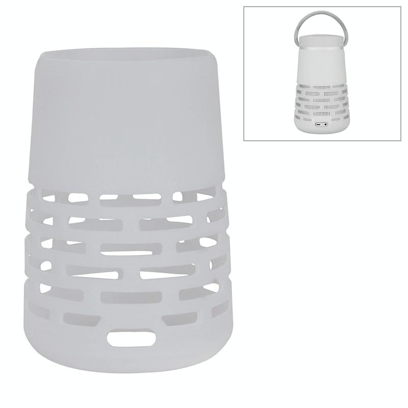 V562-W2141G7PI-202508281454-00 Portable Silicone Speaker Cover for Bose Soundlink Revolve+ - White - Image 1
