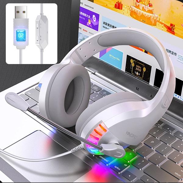 V562-W6632CP-202508280330-00 Usb Gaming Headset With Mic White - Image 1