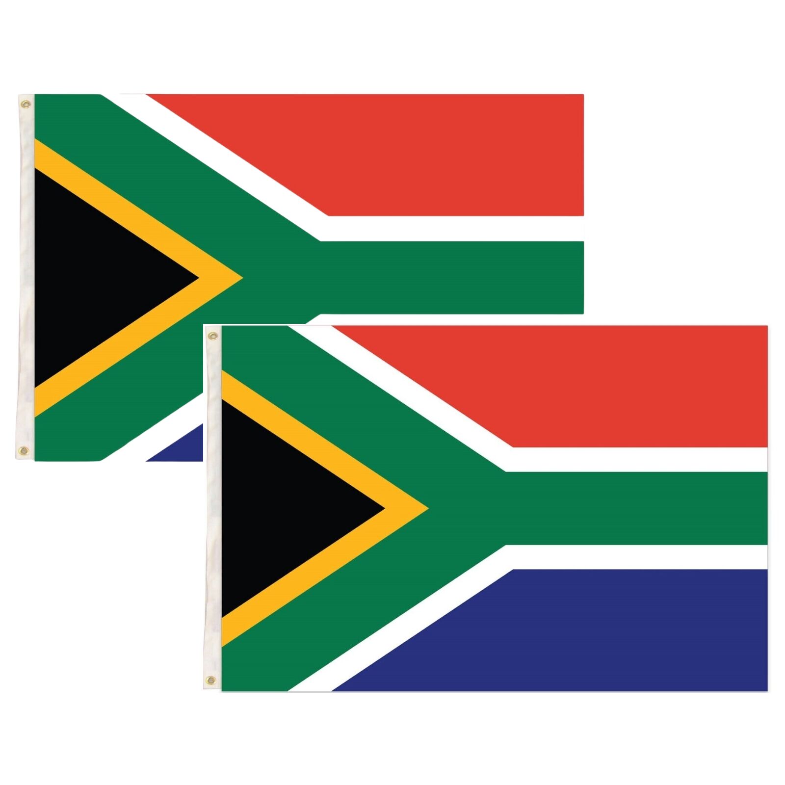V563-13237_2X-202509120855-00 2x South Africa Country Flag Heavy Duty African - 150cm x 90cm - Image 1