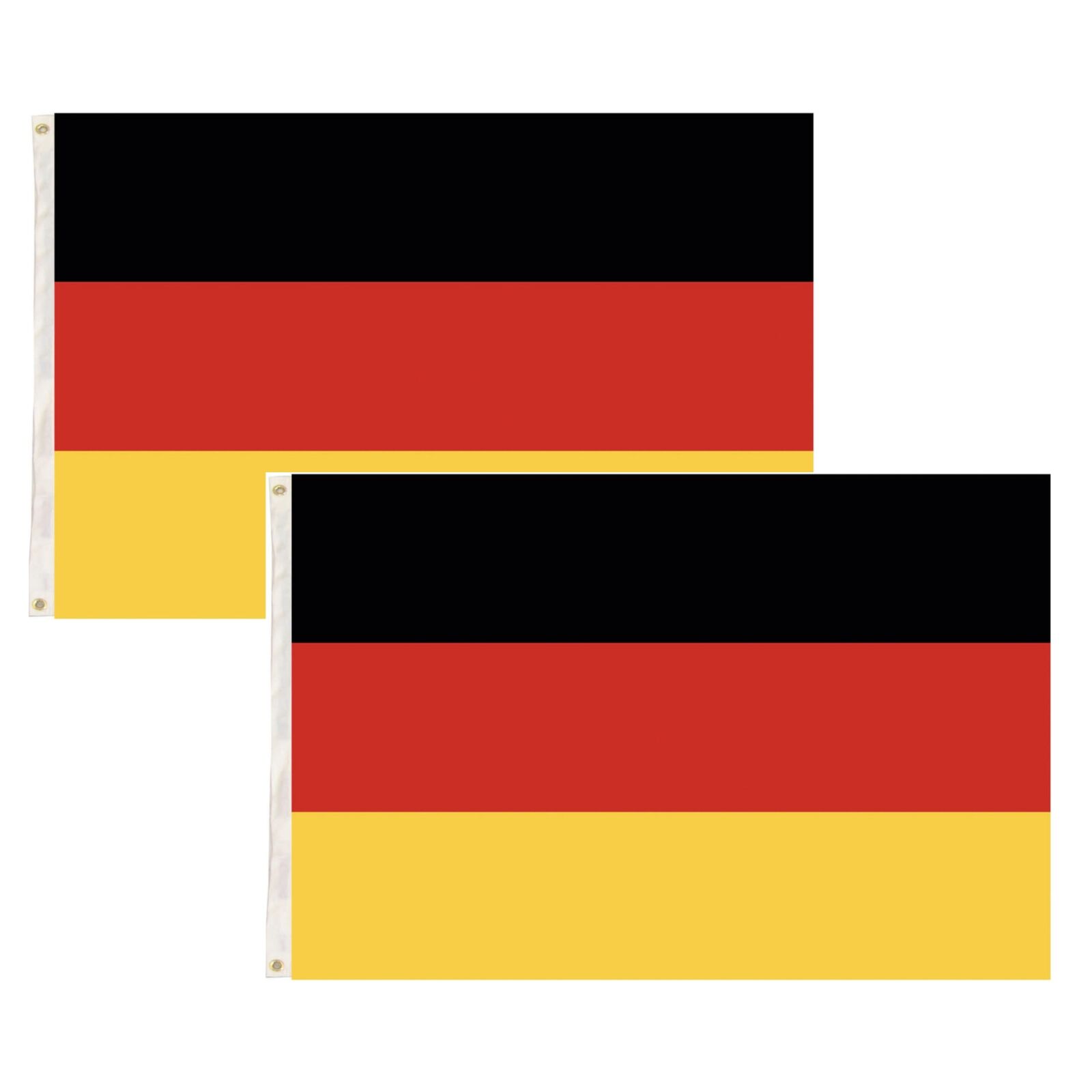 V563-13246_2X-202509120853-00 2x Germany Country Flags Deutschland Heavy Duty DE German - 150cm x 90cm - Image 1