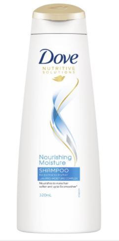V563-8851932348300-202508260915-00 Dove 320mL Shampoo Nourishing Moisture For Normal To Dry Hair - Image 1