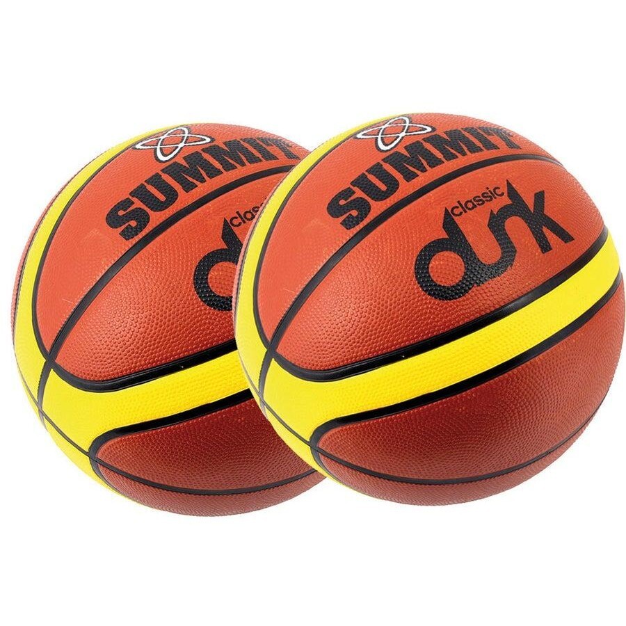 V563-SUBK1102_2X-202508260920-00 2x Summit Classic Dunk Basketball Indoor Outdoor Sport Game Rubber Ball Size 3 - Image 1