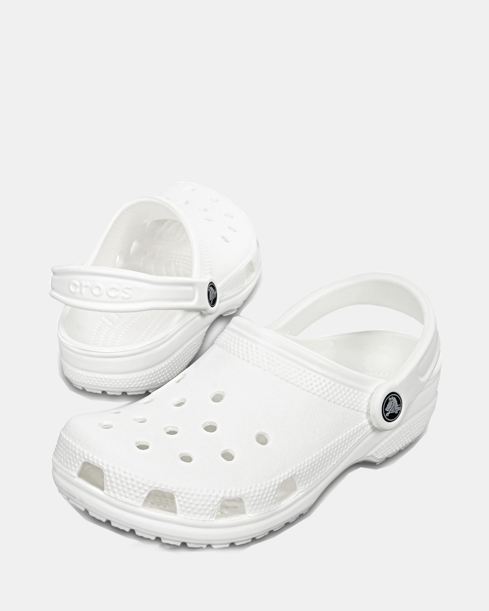 V596-CCWHITEM10-202508181030-00 Classic Clog White Mens 10/Womens 12 - Image 1