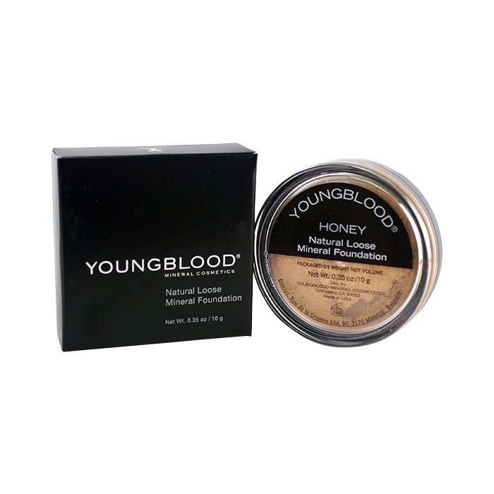 V604-137626-202508280125-00 Youngblood Natural Loose Mineral Foundation - Honey 10g/0.35oz - Image 1