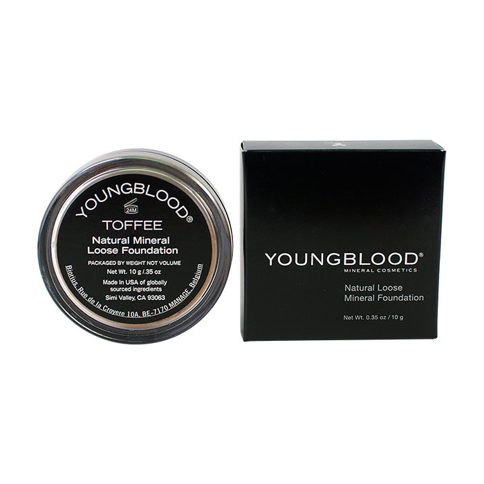 V604-171731-202508280320-00 Youngblood Natural Loose Mineral Foundation - Toffee 10g/0.35oz - Image 1