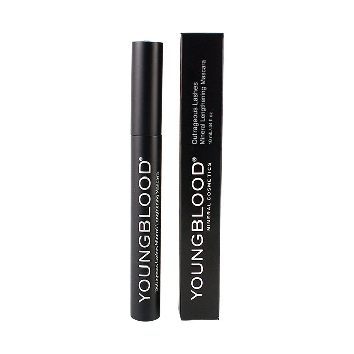 V604-171809-202508280153-00 Youngblood Outrageous Lashes Mineral Lengthening Mascara - # Blackout 10ml/0.34oz - Image 1