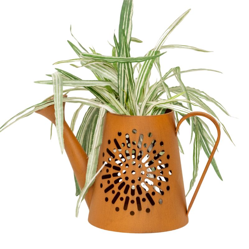 V637-27622CAN-202508251355-00 Decorative Watering Can Candle Holder / Planter 34cm - Image 1