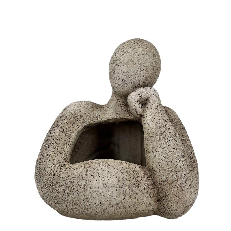 V637-49464PLN-202508251245-00 Arty Elegant Pose Planter w Hole + Plug 24cm - Image 1