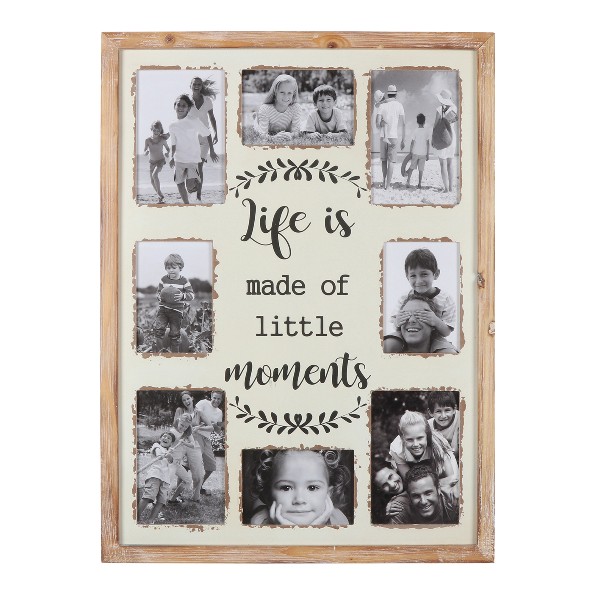 V637-56013PFR-202508251735-00 Happy Place' Wall Hanging Photo Gallery Collage 42x57cm - Image 1