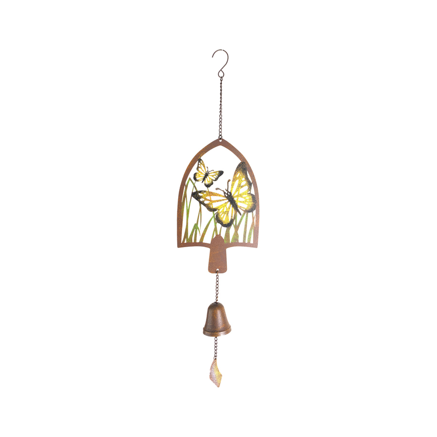 V637-71454BTF-202508251920-00 Butterfly in Arch Hanging Bell 70cm - Image 1