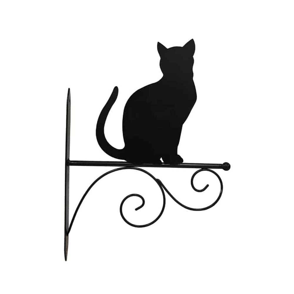 oplus_32 Cat Silhouette Wall Hook Bracket 35cm - Image 1