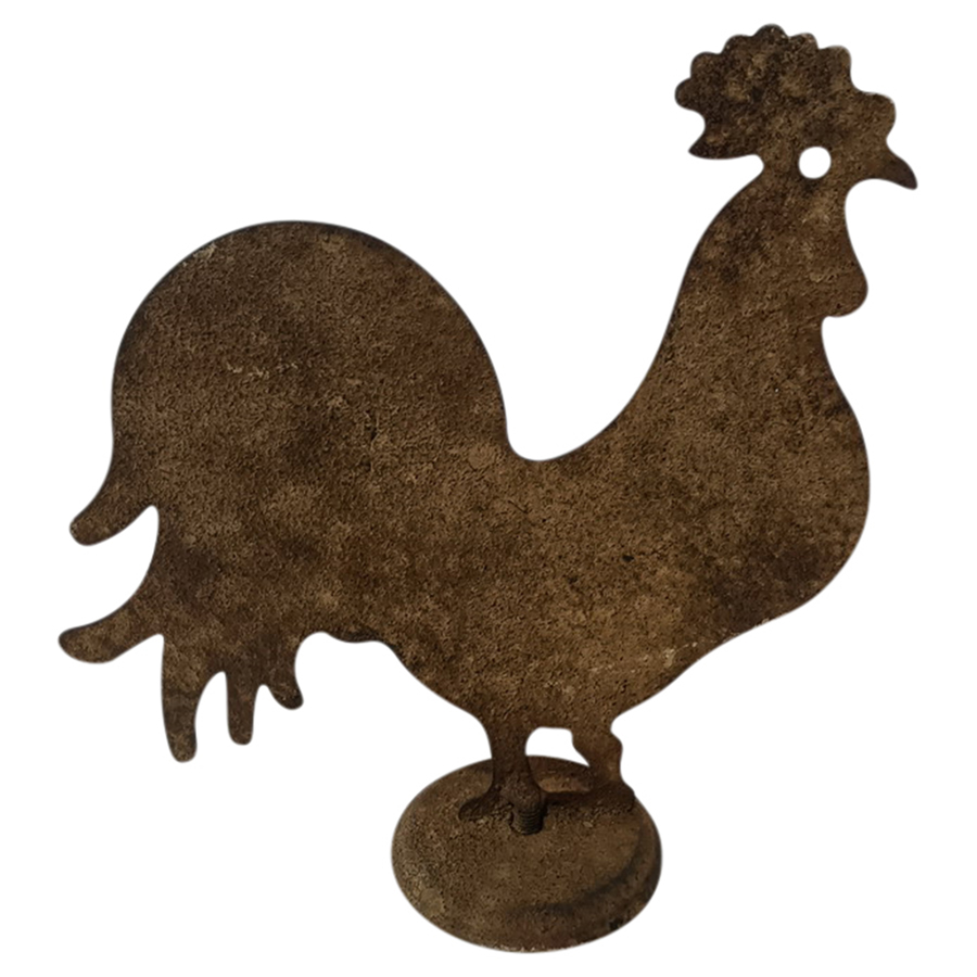 V637-84175CHK-202508251625-00 Chook Statue on Base 23x24cm - Image 1
