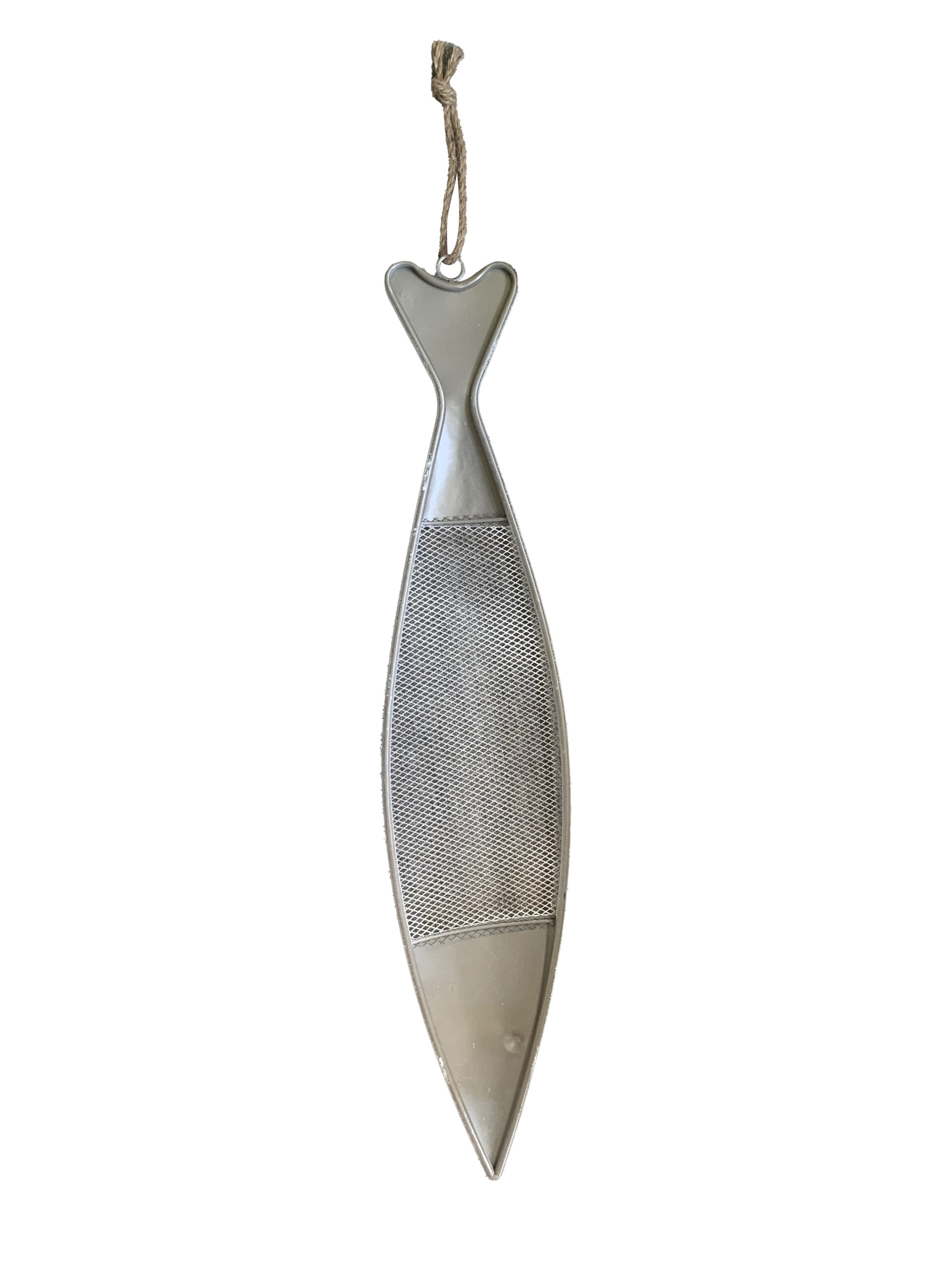 V637-97041FSH-202508251910-00 Hanging Fish Wall Decor W Rope 90cm - Image 1