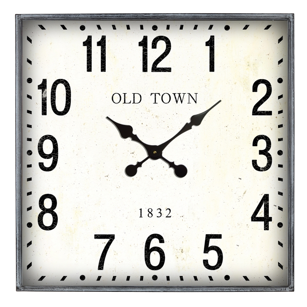 V637-ACC32871-202508251930-00 Square Iron Wall Clock 68cm - Image 1