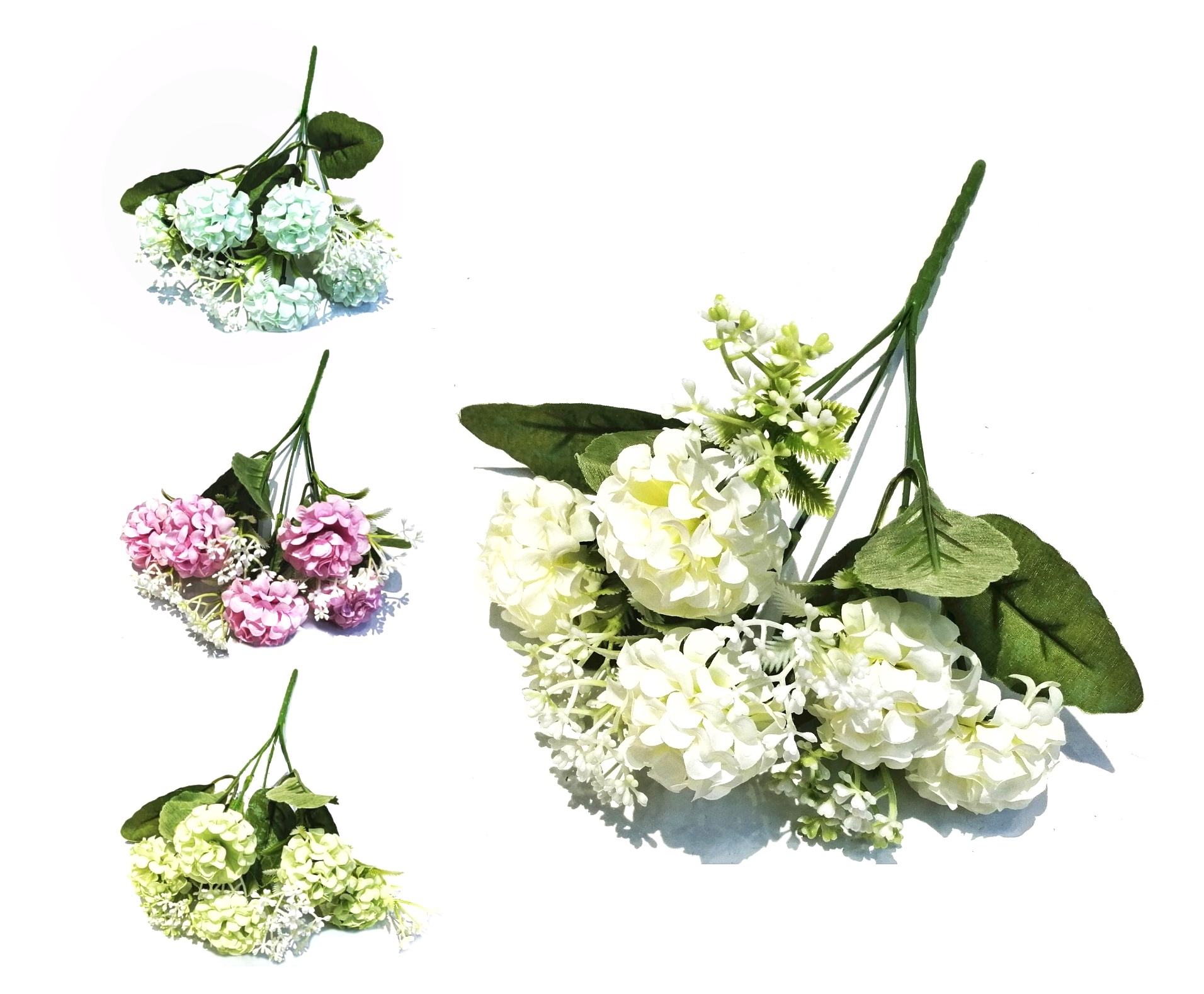 V637-AFL31791-202508251615-00 bulk 36 Artificial Chrysanthemun Bunch 4 Assort 27cm - Image 1